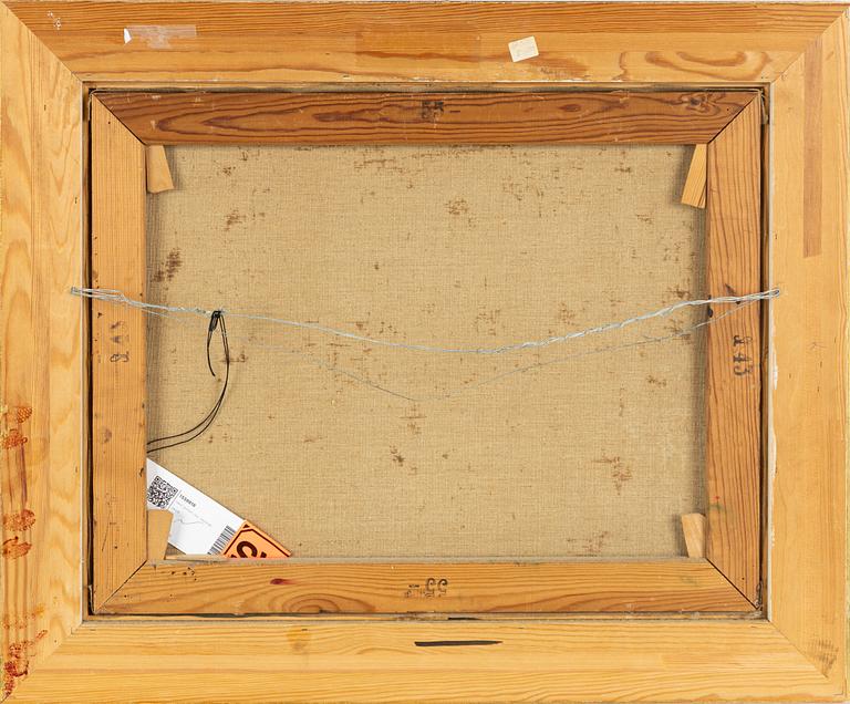 Hans Larsson, Stilleben med fiskar, citron och kanna.