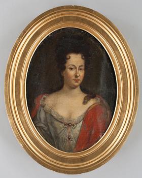OKÄND KONSTNÄR, olja på duk, 1700-talets första hälft.