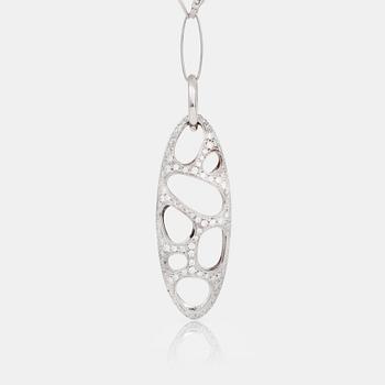 752. A brilliant-cut diamond necklace, circa 1.50 cts in total.