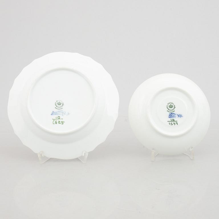 Royal Copenhagen, a 27-piece coffee service, 'Blue Flower', Denmark.