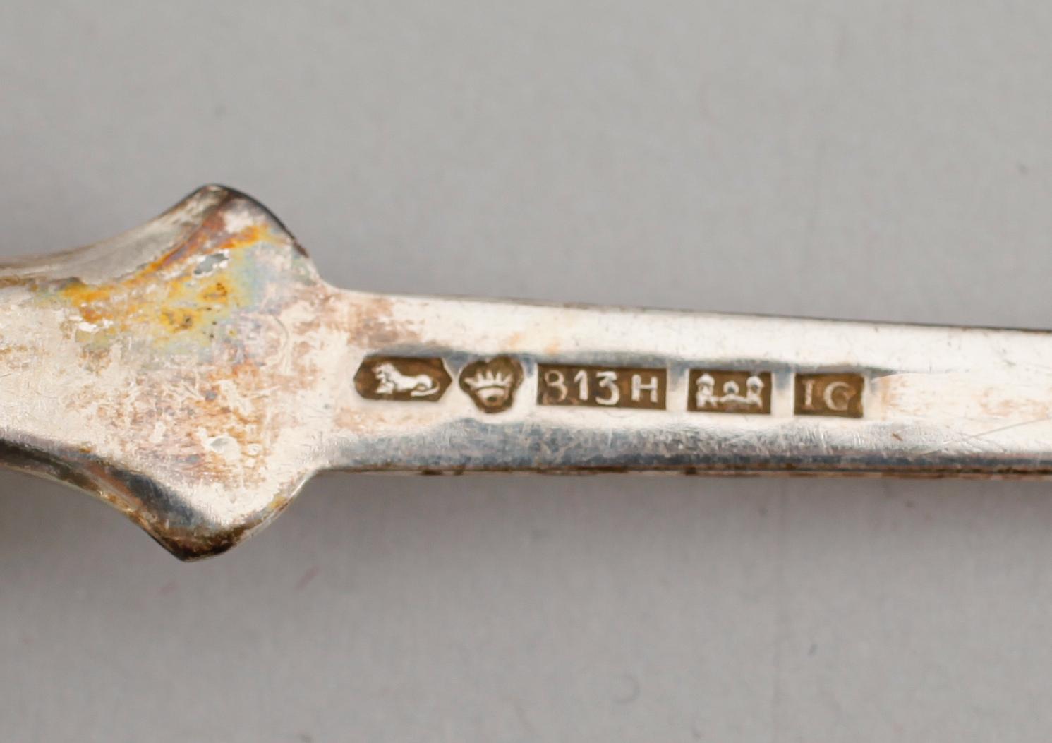 BESTICK, 8 delar, silver, Finland. Vikt ca 339 g.