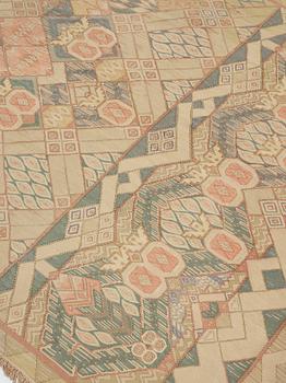 Anna Ankarcrona, VÄVD TAPET. Gobelängteknik. 251 x 148,5 cm. Signerad och daterad LICIUM 19. krönt AA -12 BC. KW. FE.