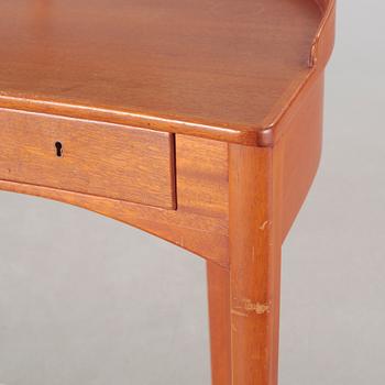 a table with mirror "Birgitta" veneered with teak designed by Carl Malmsten for Bodafors Möbelfabrik,