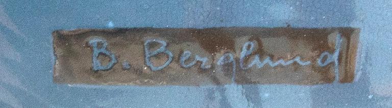 Bengt Berglund, enamel signed Gustavsberg.