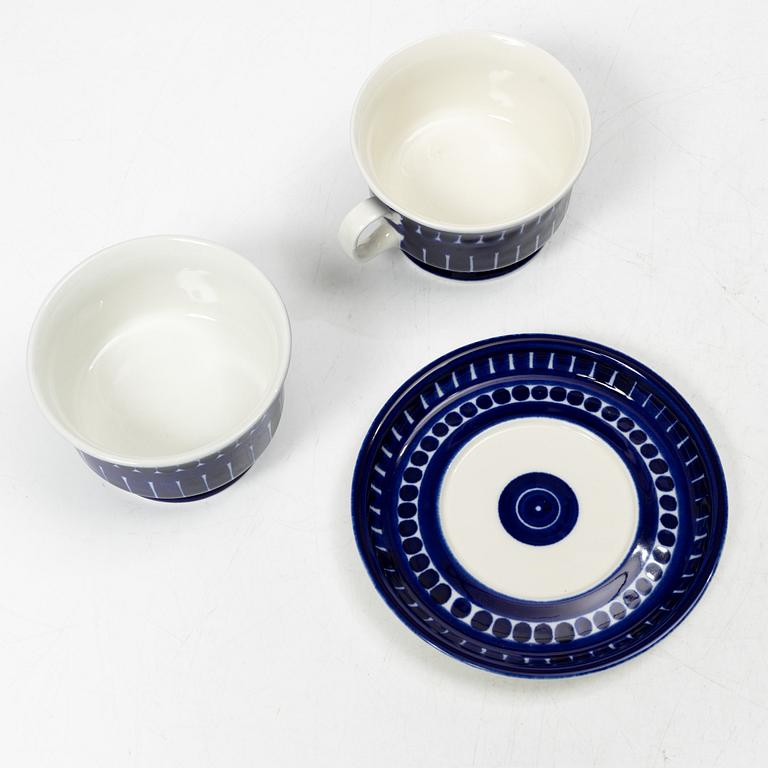 Ulla Procopé, kaffe/teservis, 15 delar, "Valencia", Arabia, Finland.