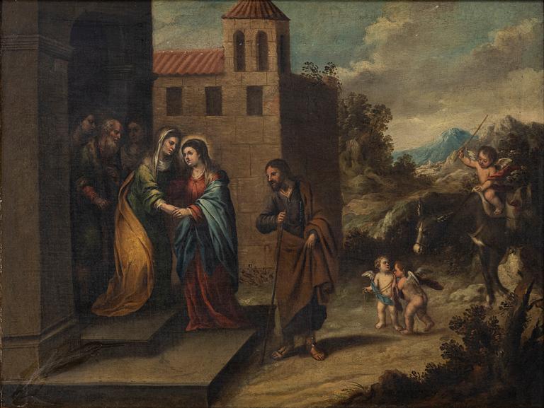 Spansk skola, 16/1700-tal, Marias beök hos Elisabet.