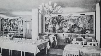 Lasse Ollinkari, nojatuolipari, valmistaja Vallilan Puuseppä Oy 1947.