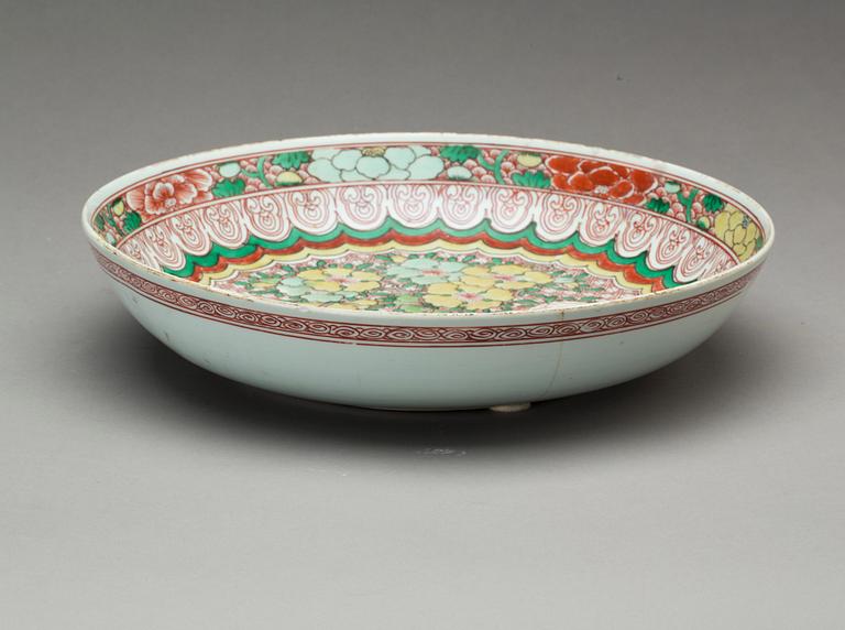 SKÅLFAT, porslin, Kangxi-stil, 1800-tal.