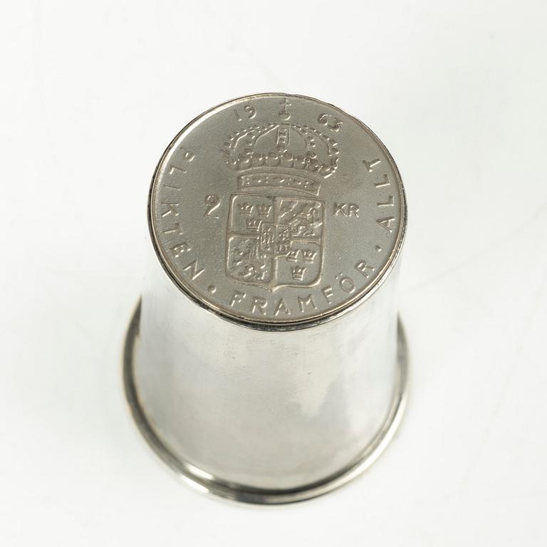 Sven-Erik Högberg, a silver cup, Gothenburg, post 1963.