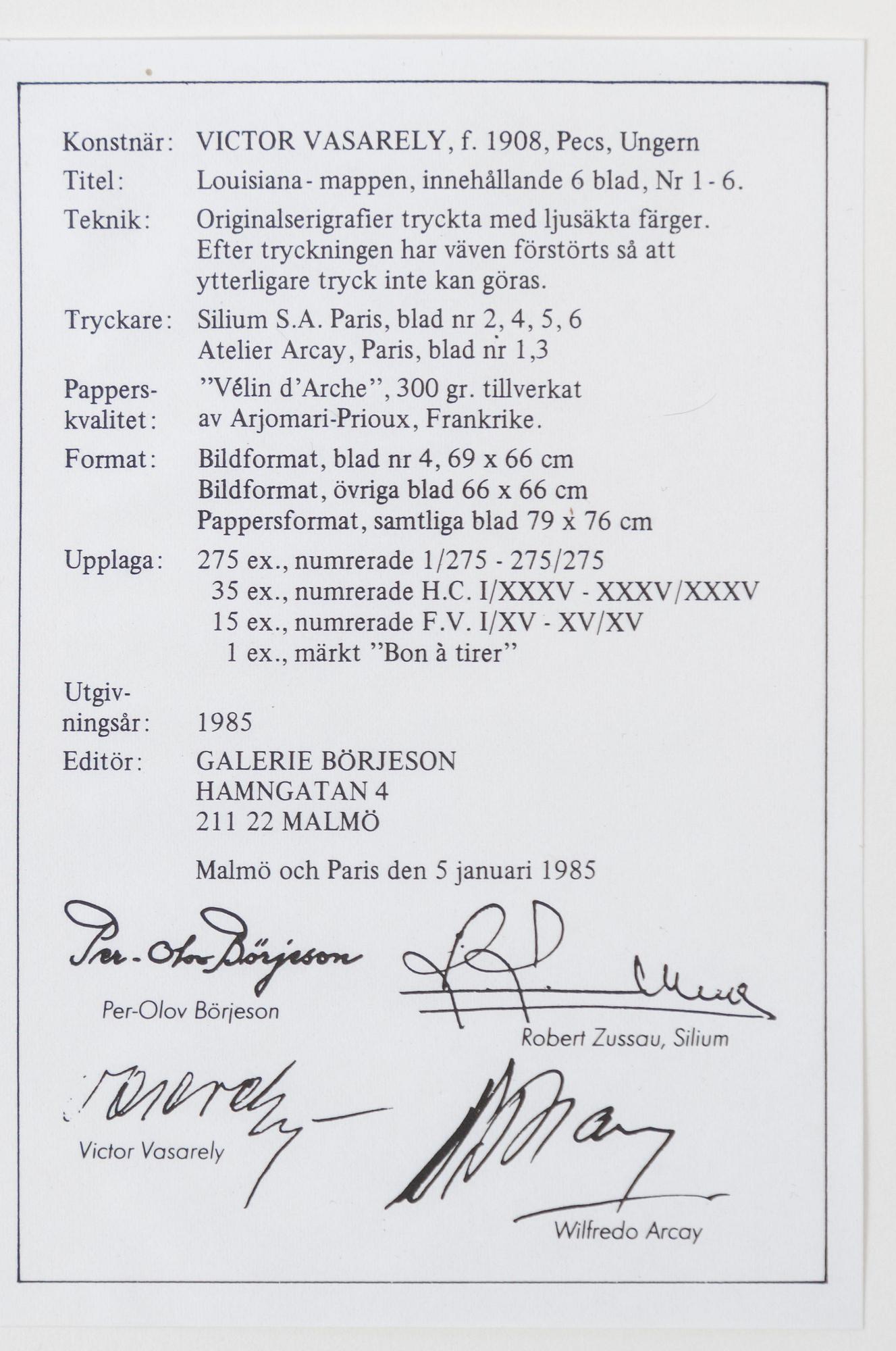 Victor Vasarely, "Louisiana 2".