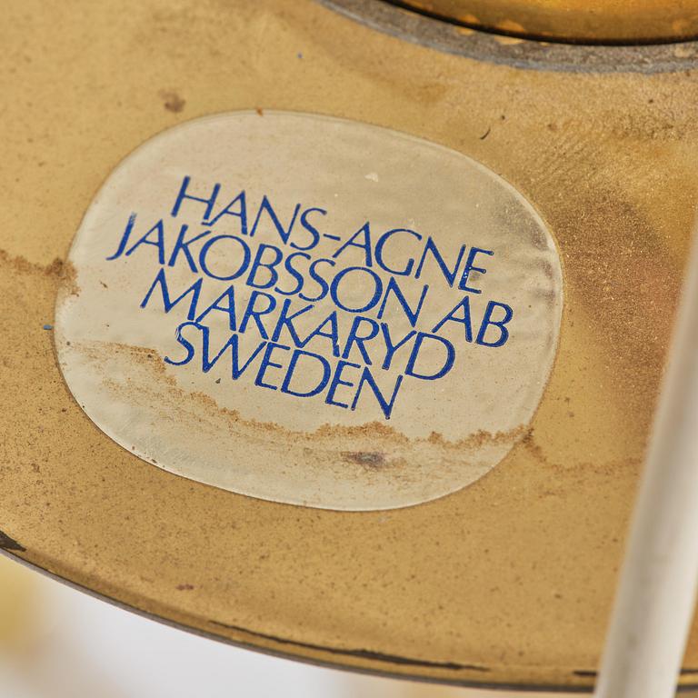 Hans-Agne Jakobsson, a rare ceiling lamp model "C 2438", Hans-Agne Jakobsson AB, Markaryd, 1970s.