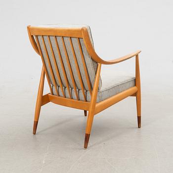 Peter Hvidt & Orla Mølgaard Nielsen, fåtölj, "FD 135", för France & Daverkosen, Danmark, 1950-tal.