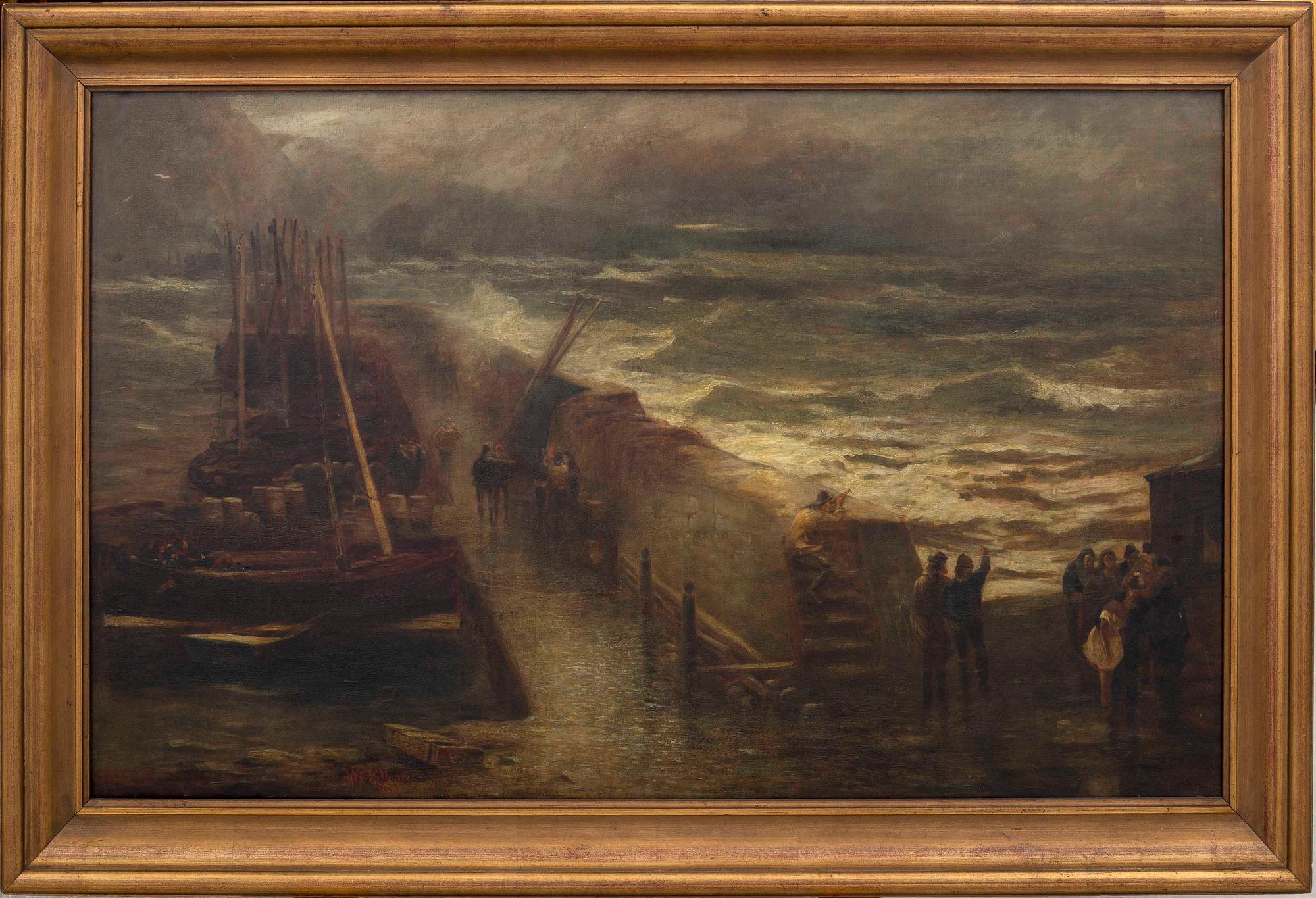 WILLIAM FLEMING VALLANCE, olja på duk, signerad RSA.