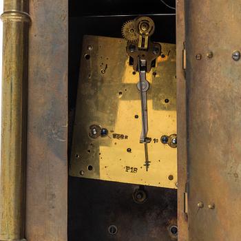 A Baroque style lantern clock, Daniel Møller, Denmark, 20th century.