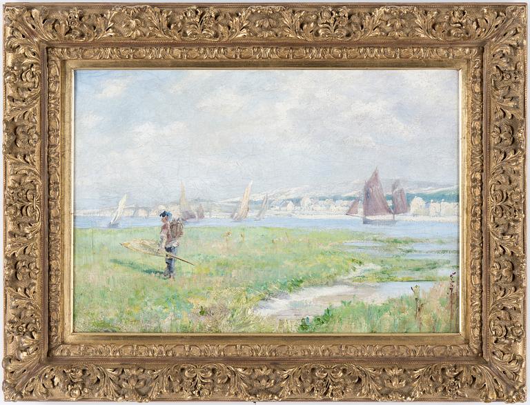 ANSHELM SCHULTZBERG, olja på duk, signerad á tergo, tillkommen ca 1889-90.