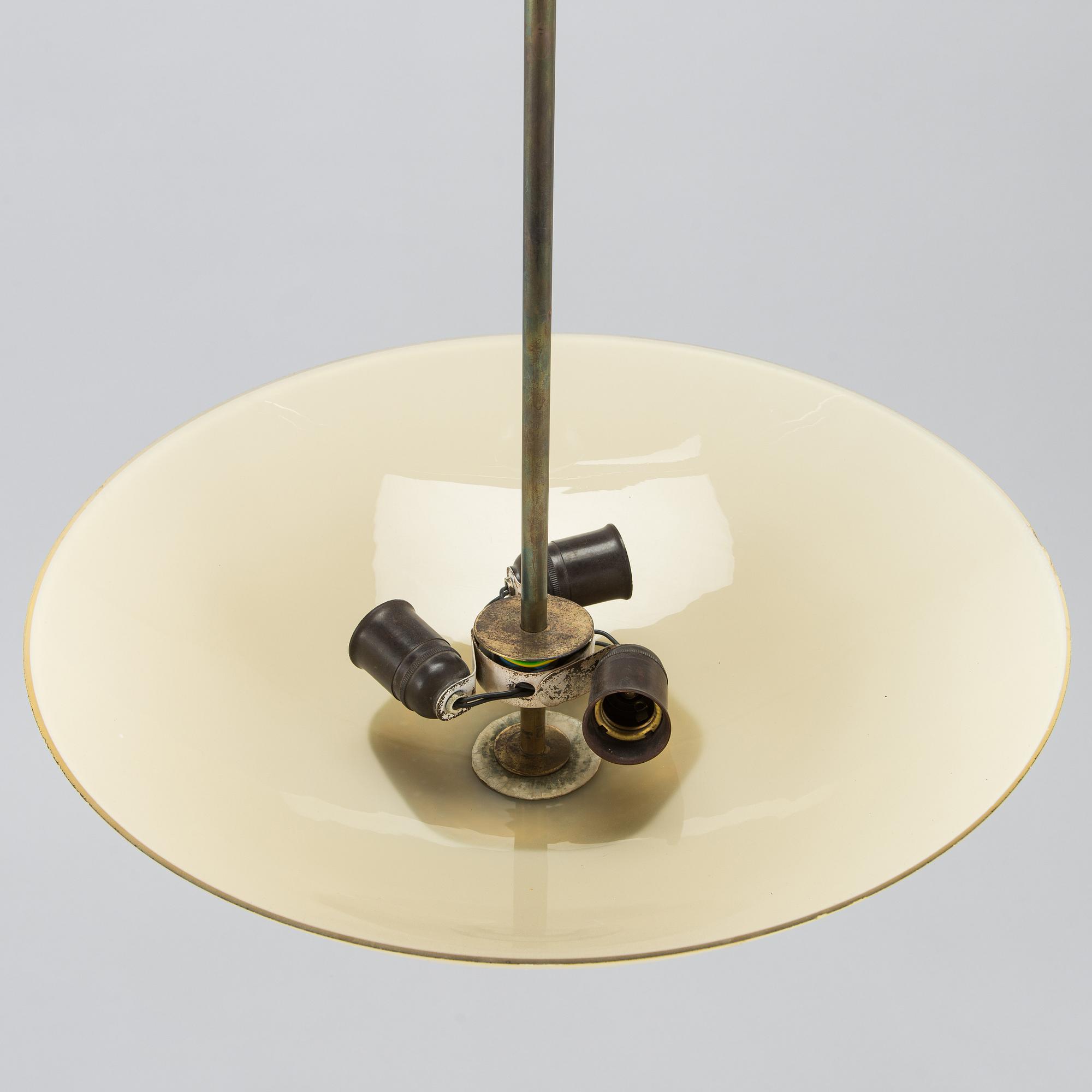 Paavo Tynell, Ceiling lamp for Taito. Made to order 1950.