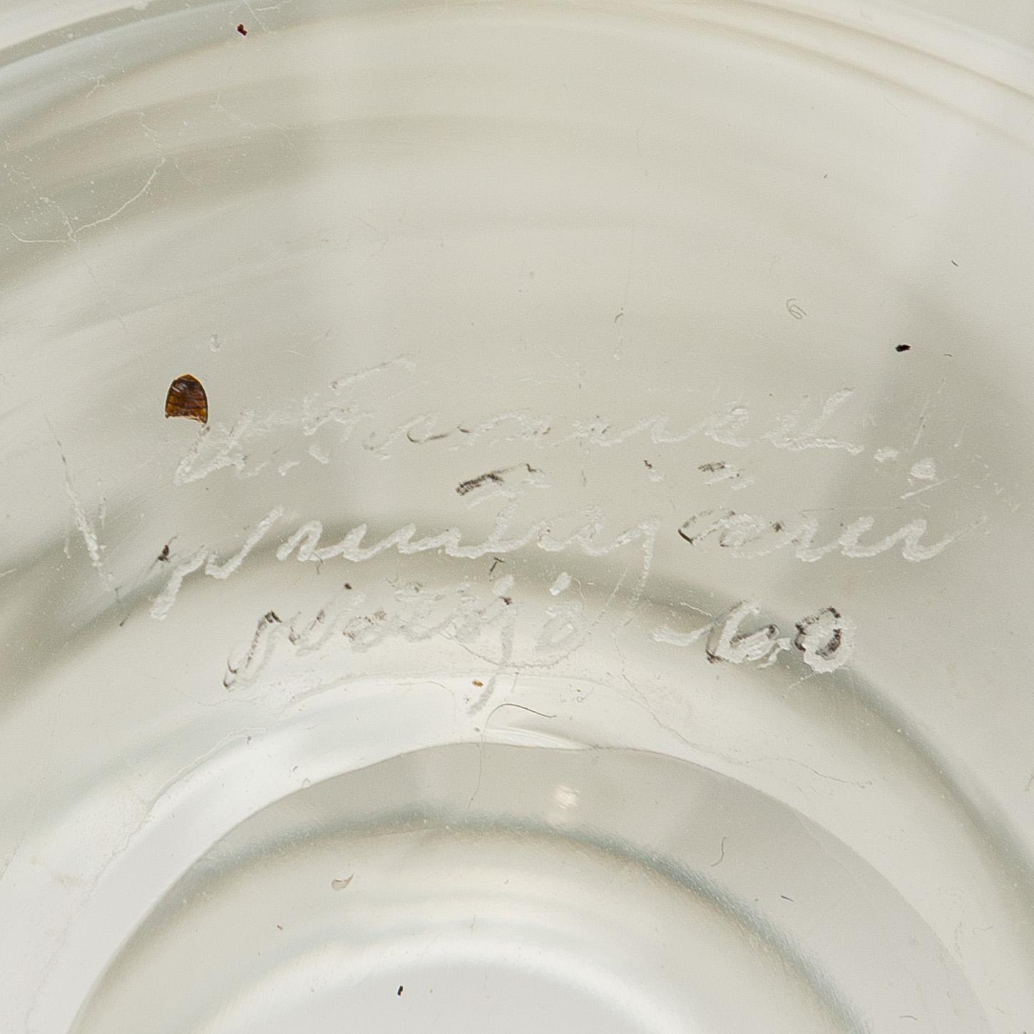 Kaj Franck, a decanter, KF 501  'The Bells of Kremlin', signed K. Franck, Nuutajärvi, Notsjö -60.