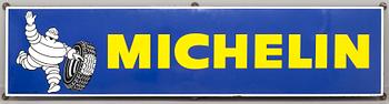 an enamel sign, Michelin, from 20th century, mid / latter part.