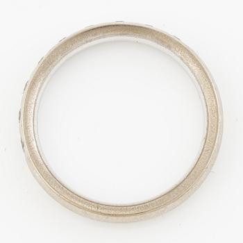Georg Jensen, alliansring 18K vitguld med runda briljantslipade diamanter "Magic".