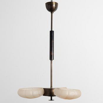 Harald Notini, taklampa, modell "10363", Arvid Böhlmarks Lampfabrik, Stockholm, 1930-tal.
