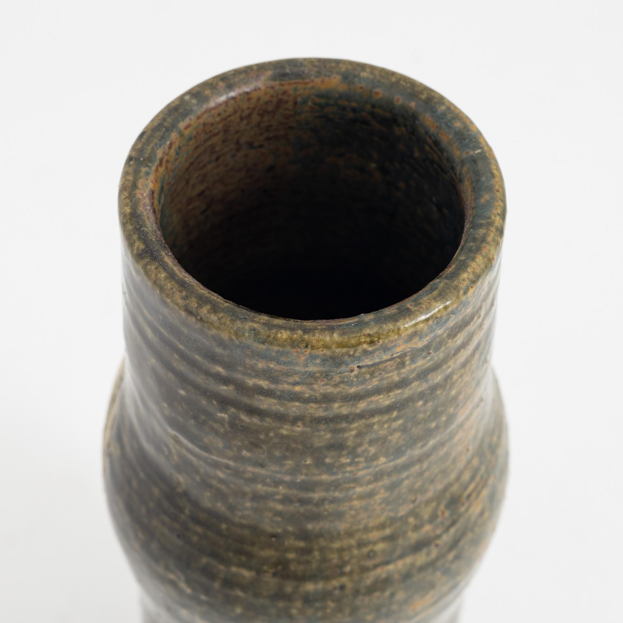 Lisa Larson, a stoneware vase, Gustavsbergs studio, signed.