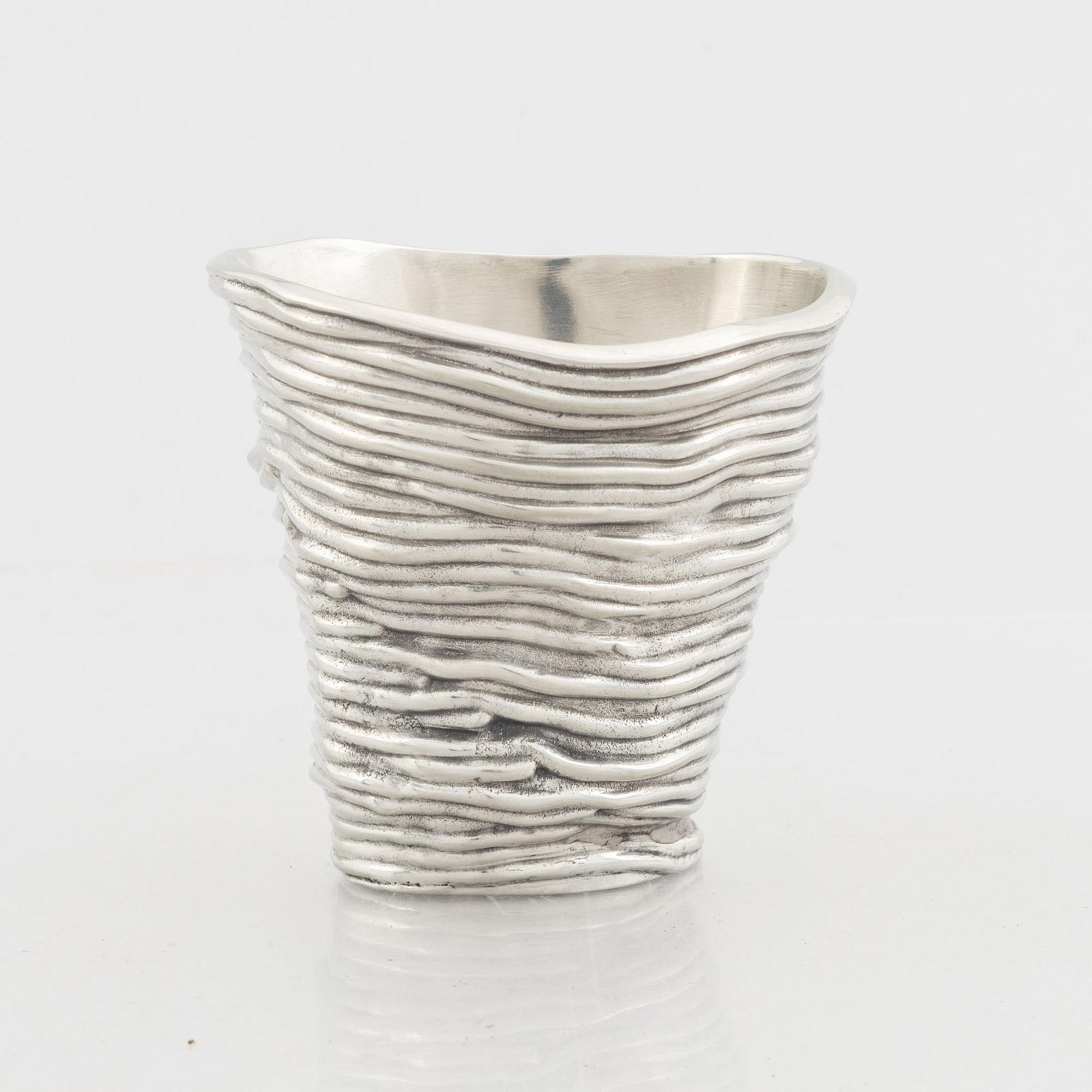 Annika Jarring, a pewter vase, Firma Svenskt Tenn, 2005.