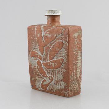 Finn Lynggaard, a stoneware vase, Denmark, signed.