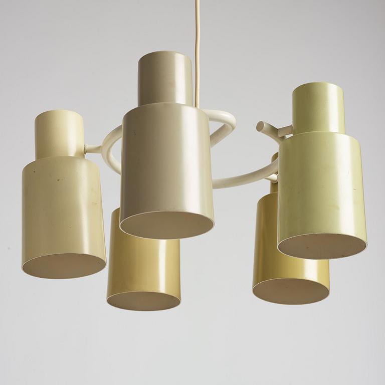 Hans Bergström, a ceiling lamp, modell "C-1141", ateljé Lyktan, Sweden 1950-60s.