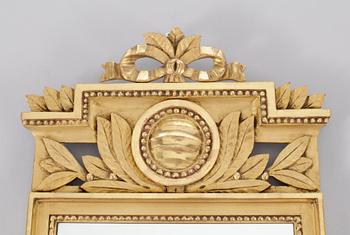 SPEGEL med KONSOLBORD, gustaviansk stil, 1900-tal.