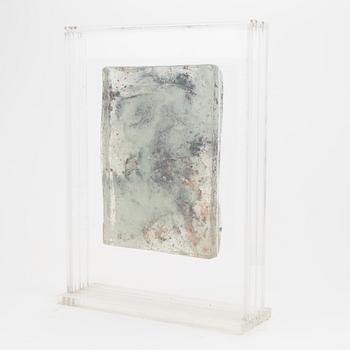 Egidio Constantini & Anthony Ellero, skulptur, glas, Murano, Italien, signerad.