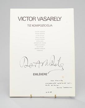 BROSCHYRER 3 ST, Jim Dine, Victor Vasarely och Paul Klee 1961, 1982, 1983.