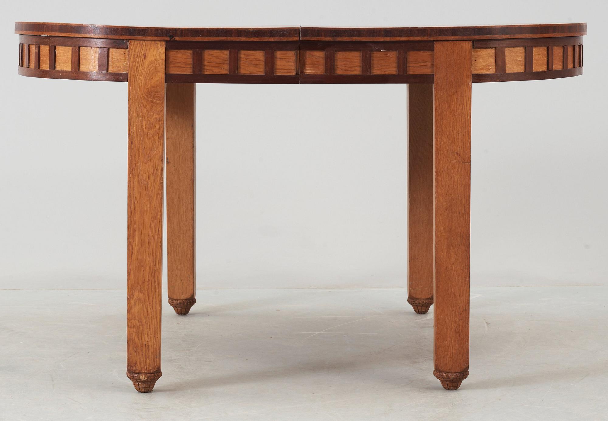 A Maurice Dufrene dining room suite, Paris, France 1925.