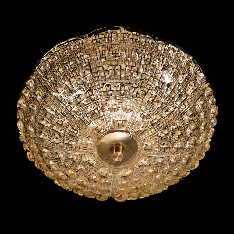 CARL FAGERLUND, kattovalaisin, "1731/111", Orrefors 1970-luku.