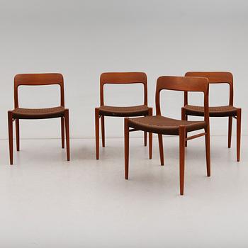 STOLAR, 4 st, JL Möller Models Danmark, 1950-/60-tal.