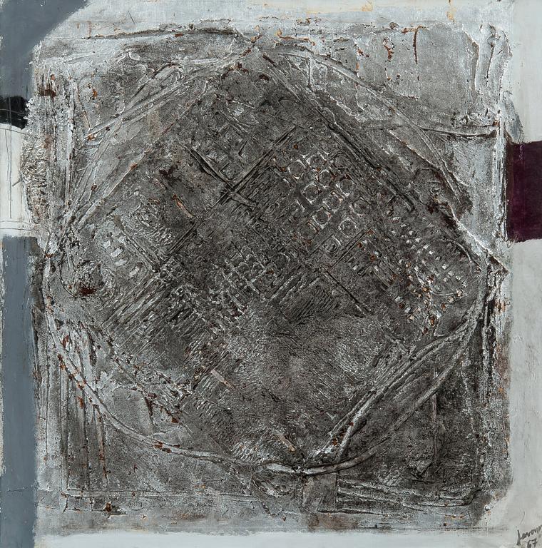 Ahti Lavonen, "SILVER DIAGONAL SQUARE".