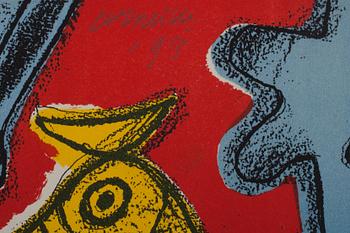 BEVERLOO CORNEILLE, färglitografi, signerad, numrerad 635/999 och daterad ´93.