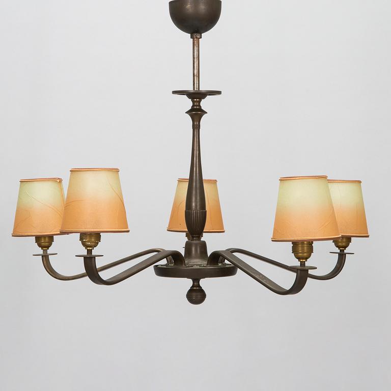 Paavo Tynell, a 1930's '1406/5' chandelier for Taito.