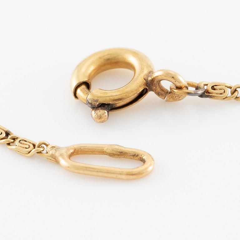 Ateljé Stigbert, Engelbert, collier 18K guld med bergkristall.