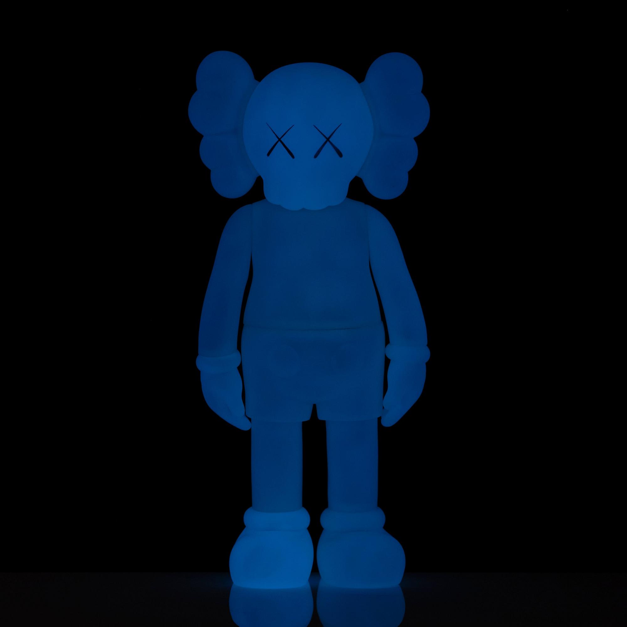 KAWS, Companion (Five Years Later) (Blue Glow in the dark).
