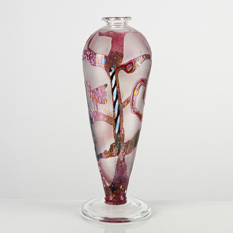 Bertil Vallien, vase, Kosta Boda Atelier.