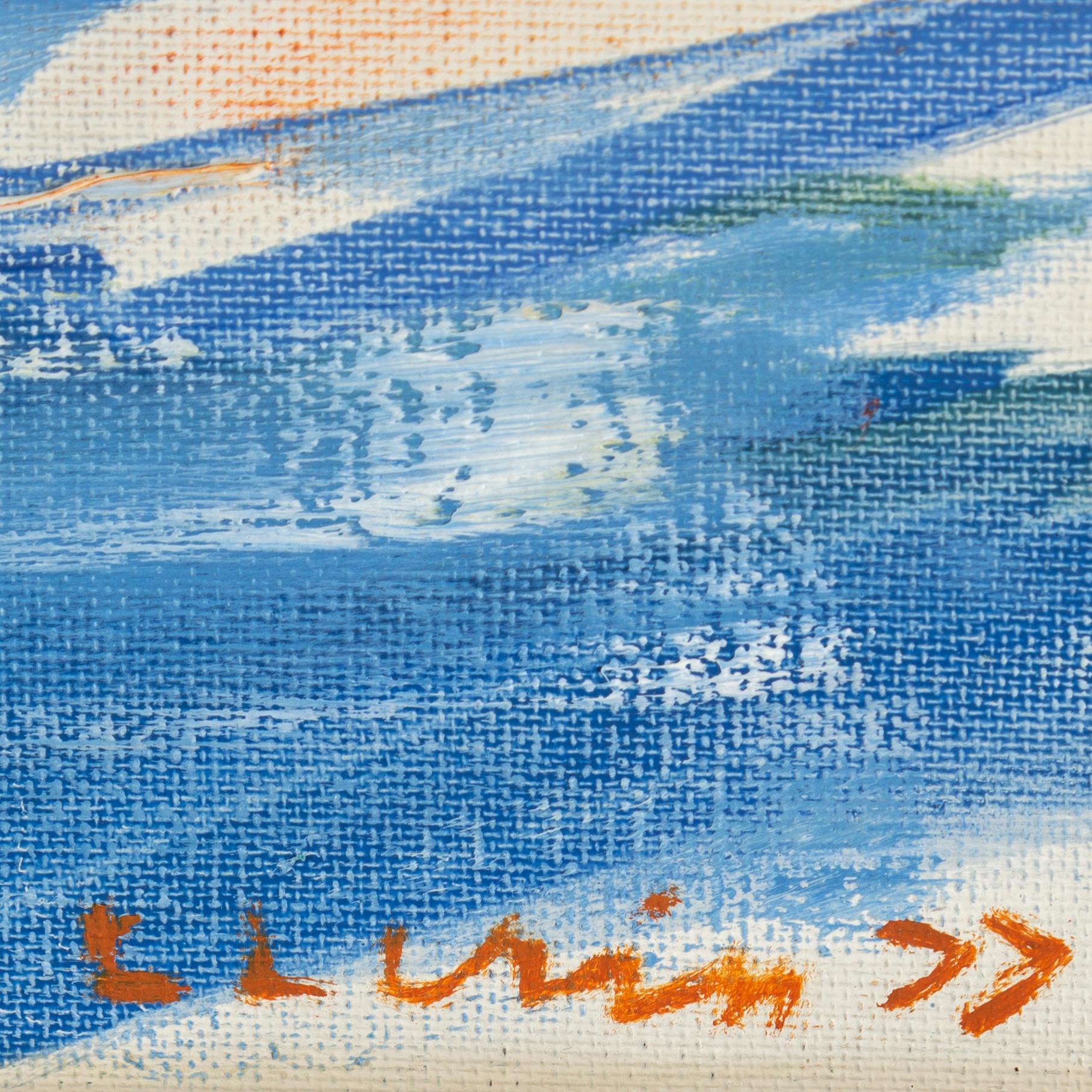 LARS LERIN, oil on canvas. Signed and dated -77.