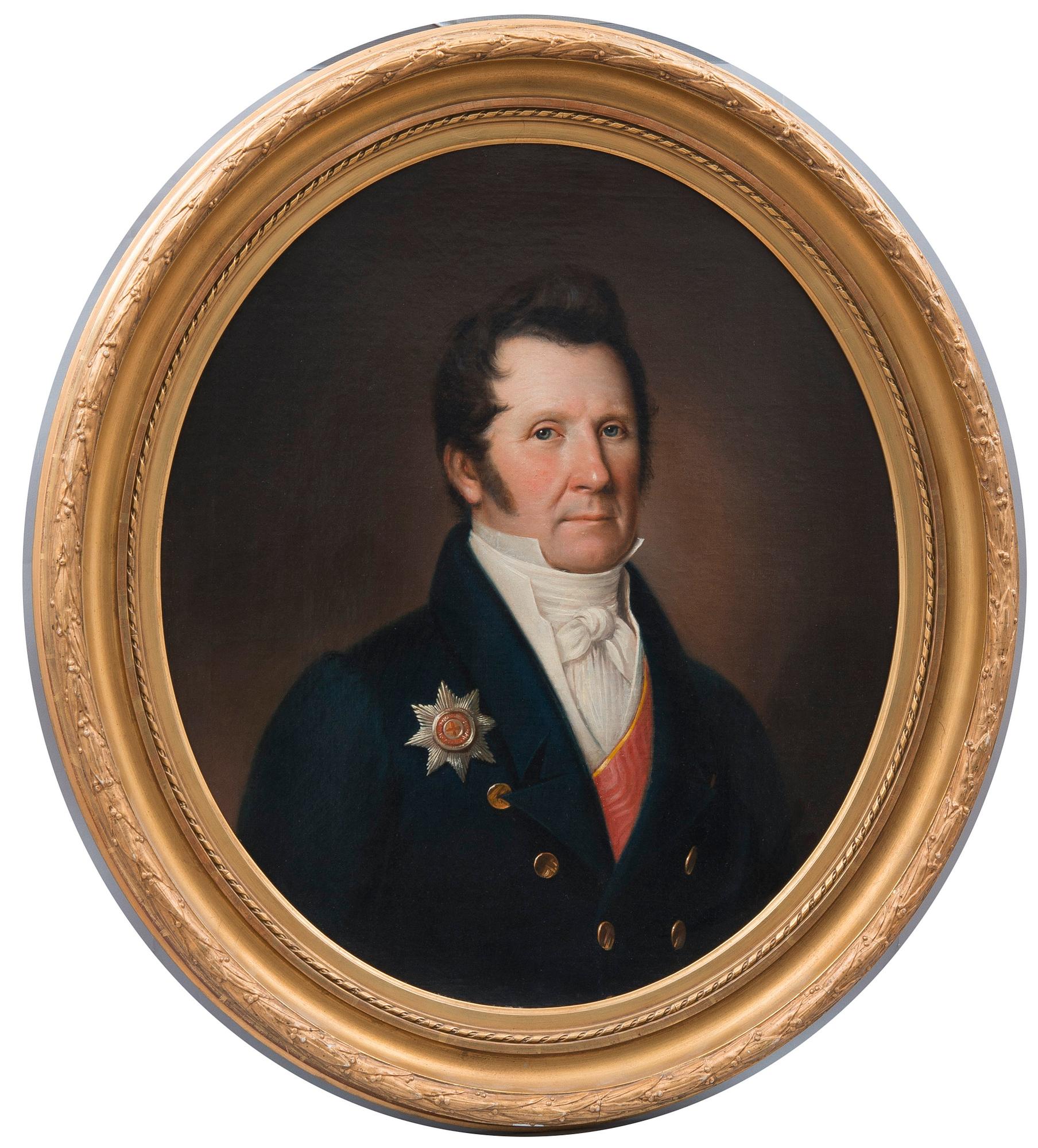 Johan Erik Lindh, PORTRÄTT AV SENATORN, FRIHERRE GUSTAV MELLIN.