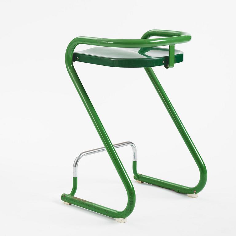 Börge Lindau & Bo Lindekrantz, a stool model "S70-3", Lammhults, post 1968, provenance Lasse Åberg.