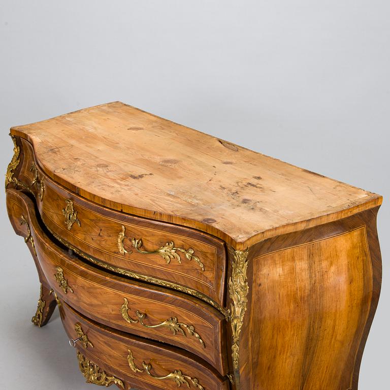 A Swedish Rococo commode by Christopher Tietze (master in Stockholm 1764-1791), signed CT.