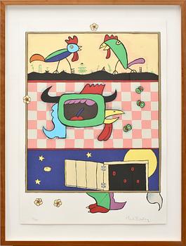 MARTIN BRADLEY, färglitografi, sign och numr 114/199.