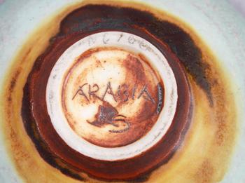 PARTI KERAMIK, 4 delar, Gunnar Nylund o Bertil Lundgren, Rörstrand samt Arabia.