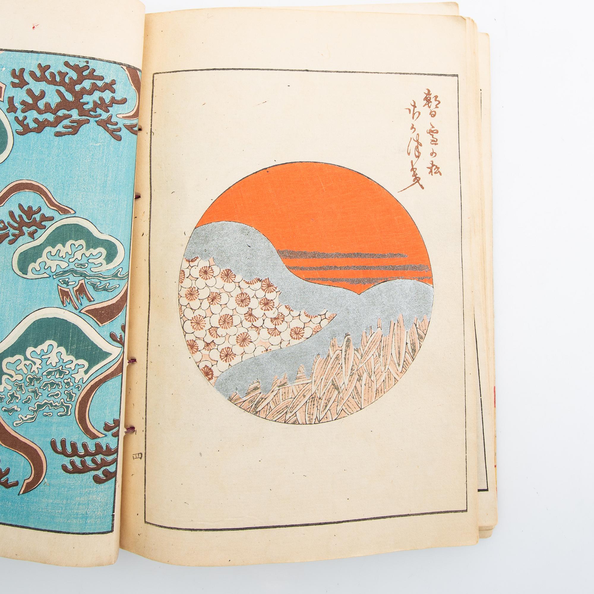 Pattern book Japan Meiji around 1900.