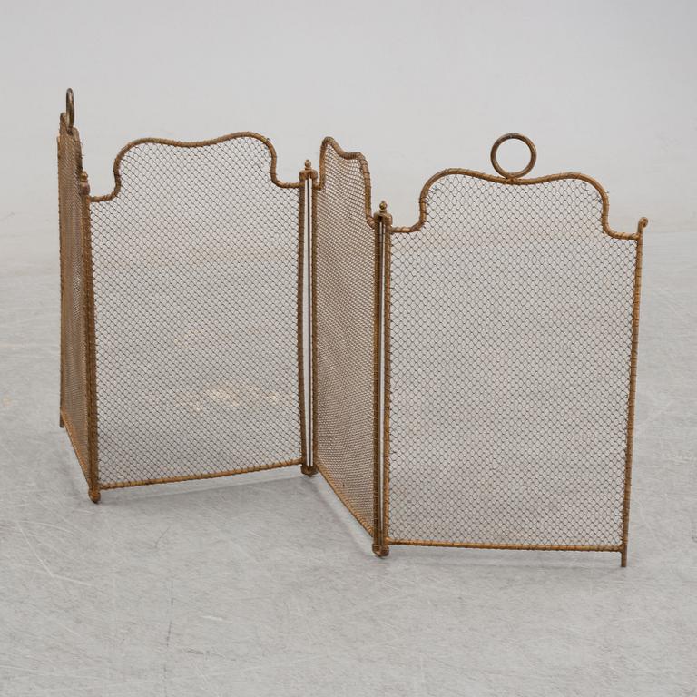 Gnistskydd/brasgaller, tidigt 1900-tal.