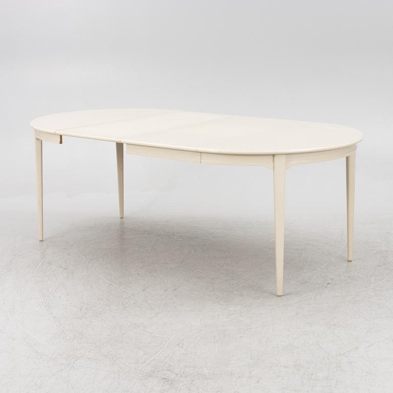 Svante Skogh, a 'Vindö' dining table and four chairs, Balders snickeri, Vaggeryd, second half of the 20th century.