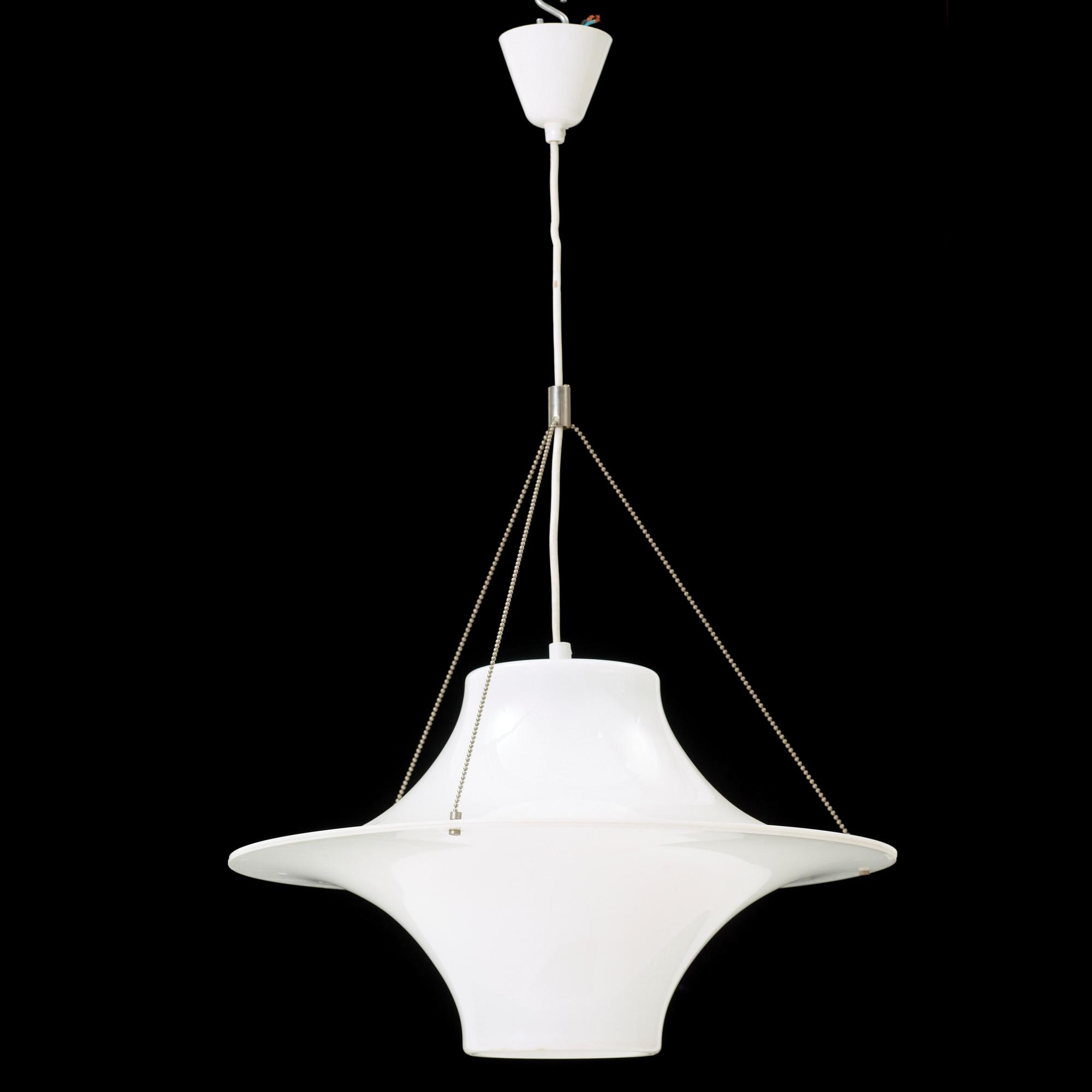 TAKLAMPA, "Lokki / Fiskmåsen / Sky Flyer" Yki Nummi, Adelta, Finland, formgiven 1960.